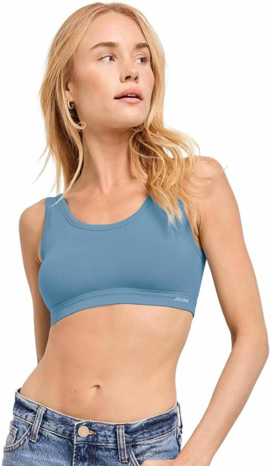 Jockey Women's Organic Cotton Bralette - Comfortable Stretch Tank Strap Bra for Everyday Wear