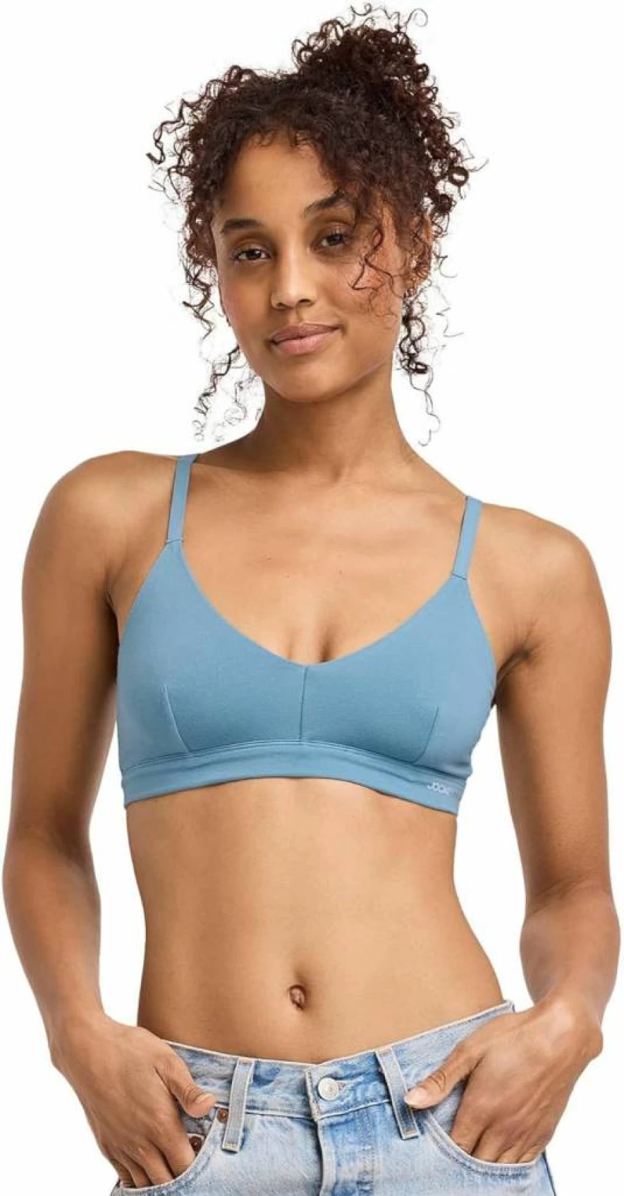 Jockey Women's Organic Cotton Stretch Triangle Bralette - Comfortable Wire-Free Bra