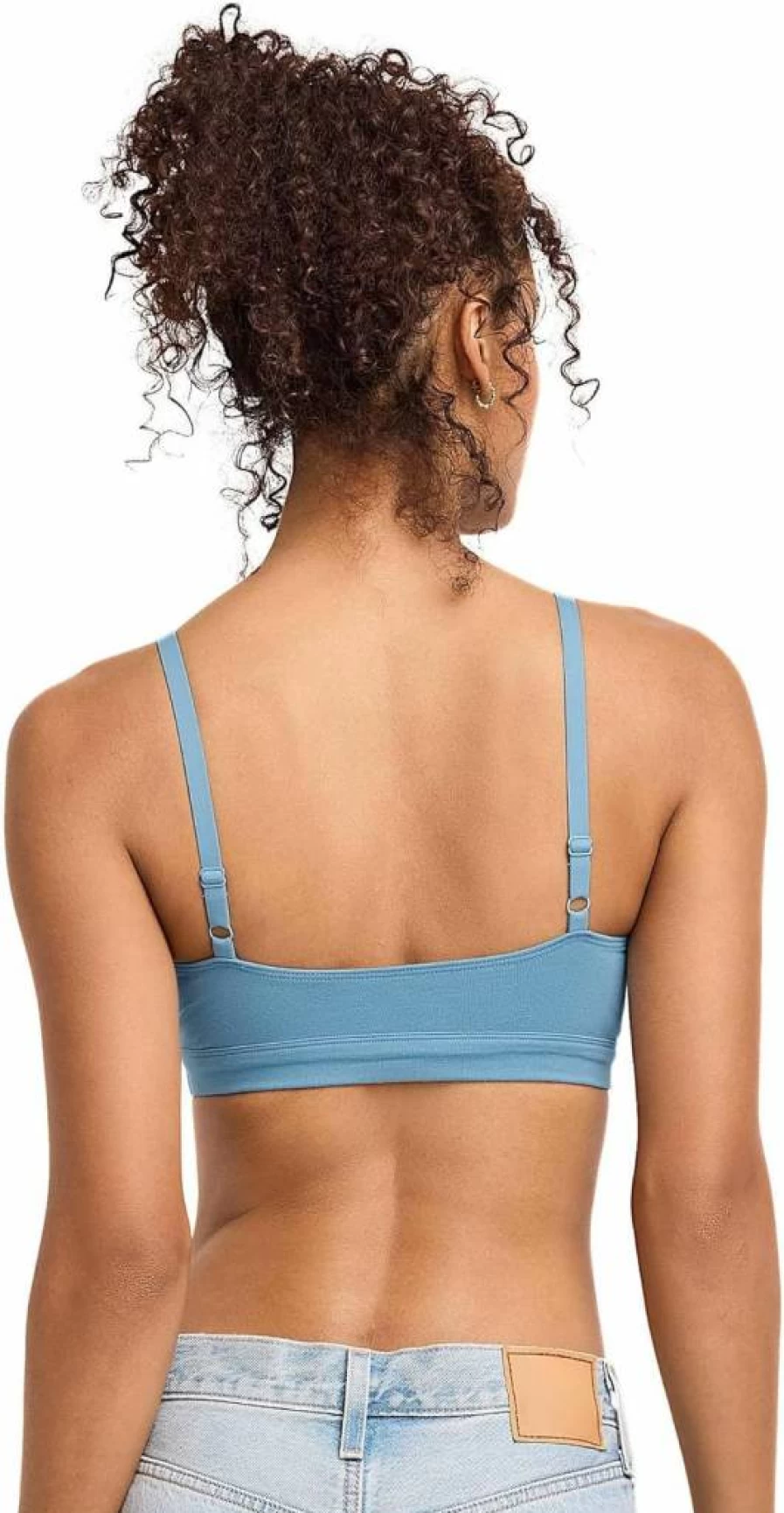 Jockey Women's Organic Cotton Stretch Triangle Bralette - Comfortable Wire-Free Bra