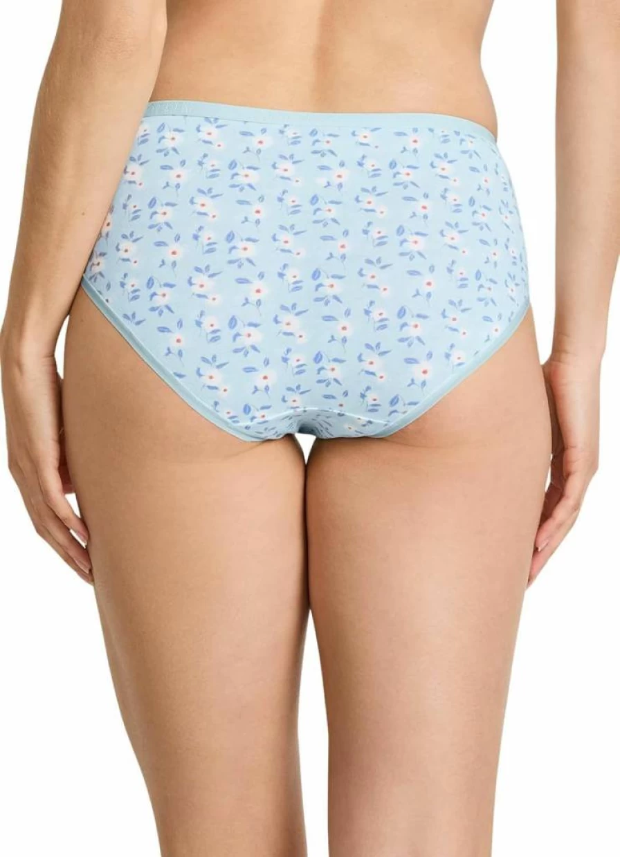 Jockey Women's Organic Cotton Hipster Underwear 3-Pack - Soft Stretch Comfort Logo Design