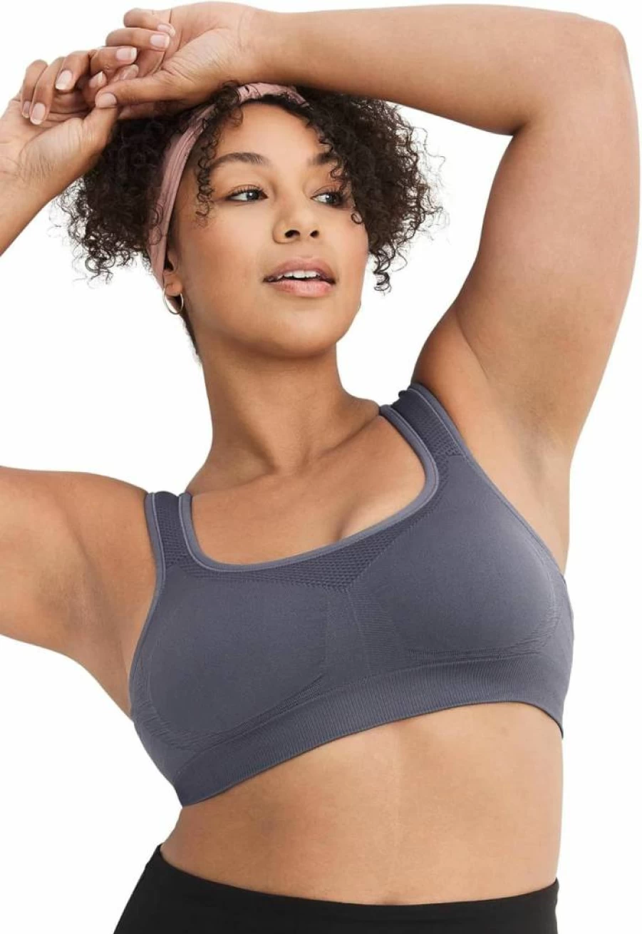 Jockey Women's High Impact Seamless Sports Bra - Supportive Comfort for Active Lifestyles