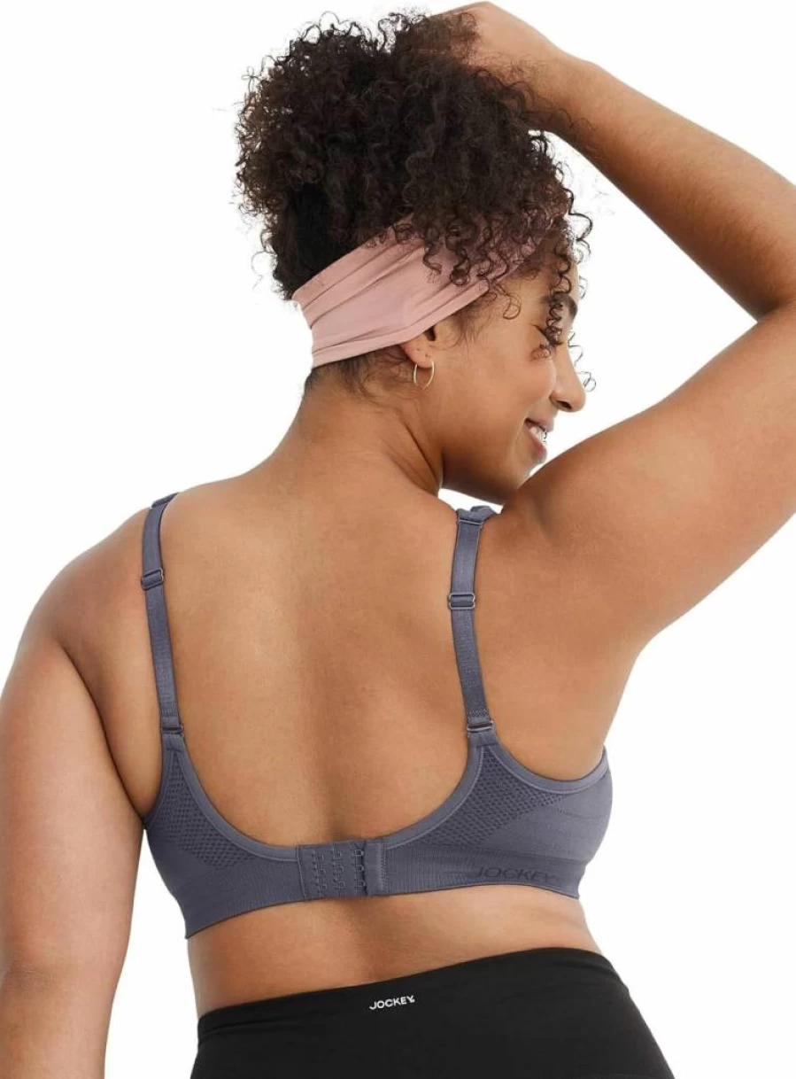 Jockey Women's High Impact Seamless Sports Bra - Supportive Comfort for Active Lifestyles