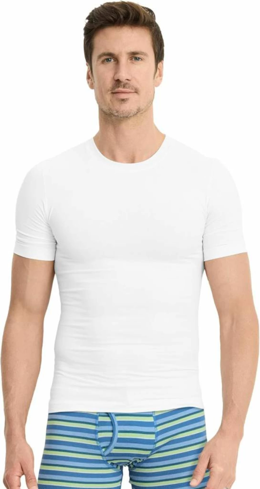 Jockey Men's Formfit Cotton Stretch Crew Neck Undershirt - Soft Breathable Comfort Fit Underwear