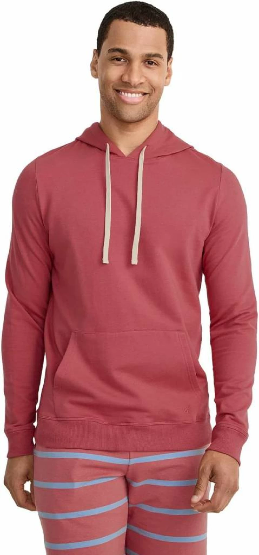 Jockey Men's Cotton Blend Fleece Hoodie - Soft Lounge Wear & Comfortable Pullover for Relaxation