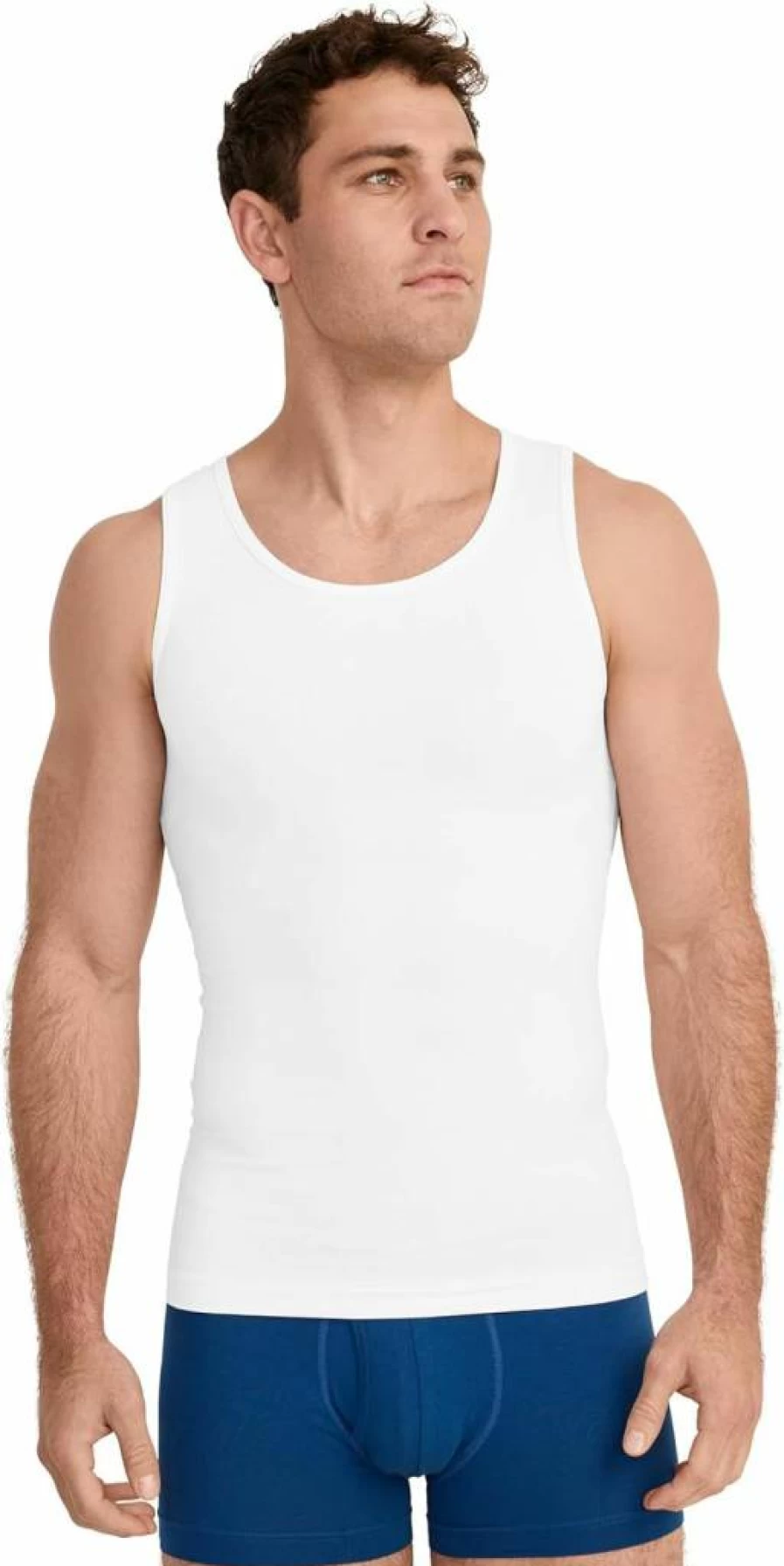 Jockey Men's Formfit Cotton Stretch Tank Undershirt - Breathable Comfort Fit Sleeveless Shirt