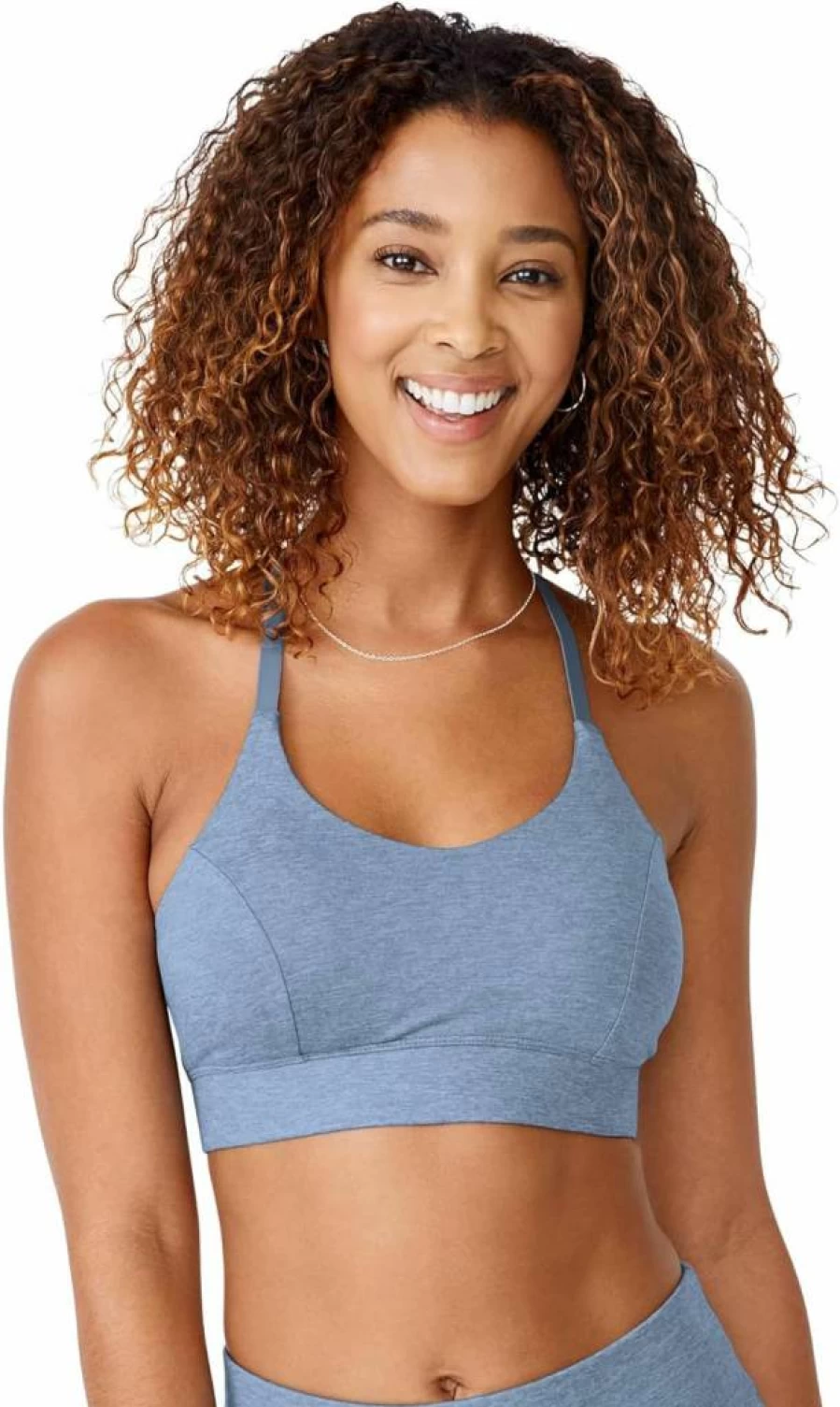 Jockey Women's Low Impact T-Back Sports Bra - Comfortable Supportive Workout Bra for Women