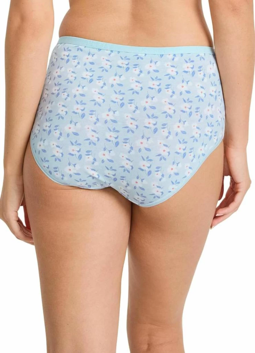 Jockey Women's Organic Cotton Stretch Modern Brief Underwear - 3 Pack Comfortable Logo Design