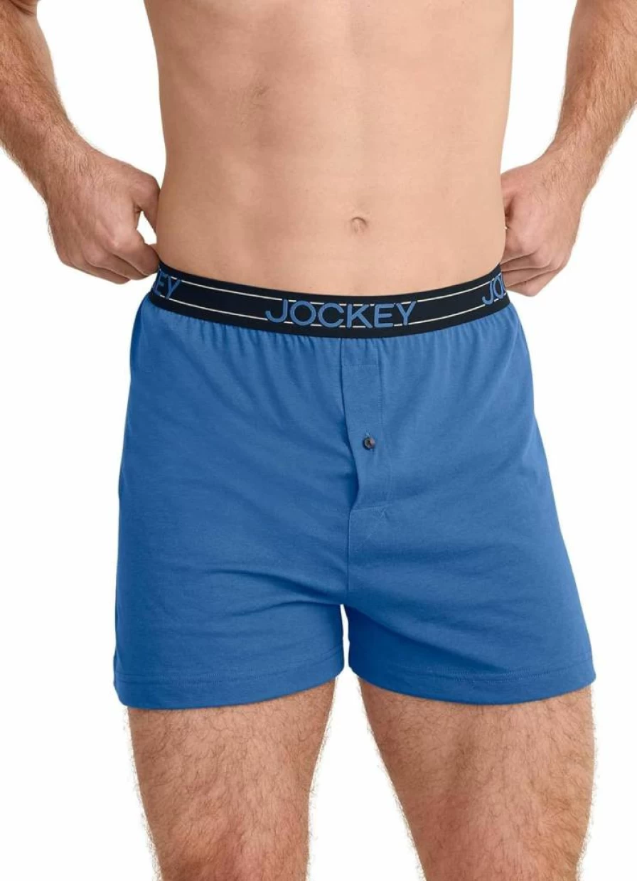 Jockey Men's ActiveBlend 5-Inch Boxer Briefs - Moisture-Wicking & Breathable Underwear for Active Men